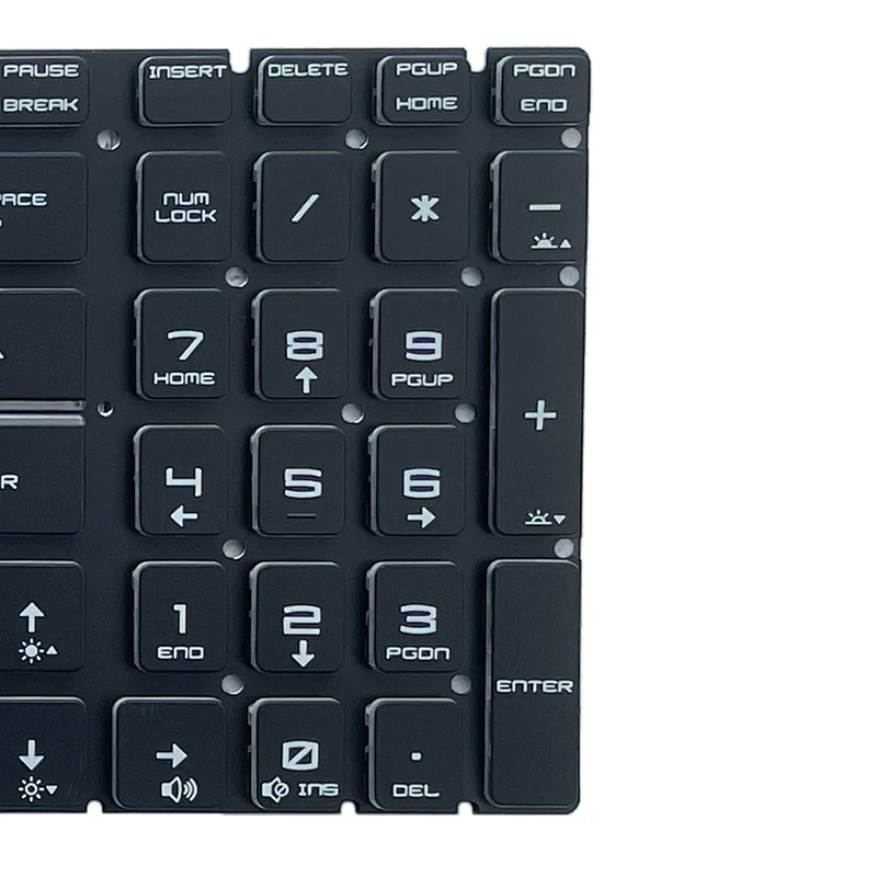 Per-key RGB backlit full color English Keyboard for MSI GE63 GE73 GS73 Raider 8RE 8RF GS63 GS73 Stealth 8RD 8RE GT63 US