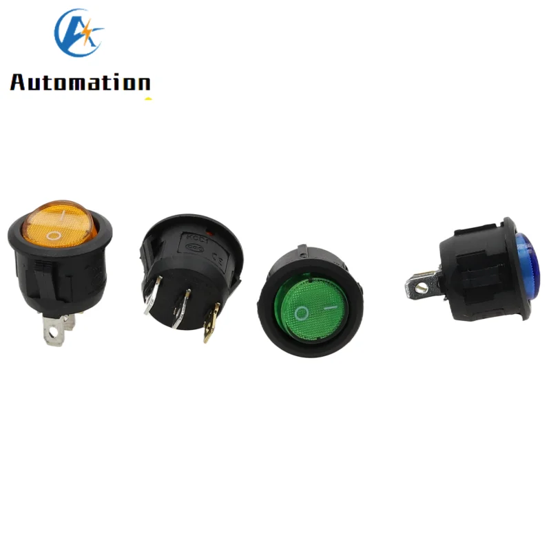 4 Xe Ô Tô 12V Tròn Đính Đá Công Tắc Đèn LED Xanh Tặng Công Tắc SPST Trên/Tắt Bán Điện điều Khiển Mũ Không Thấm Nước