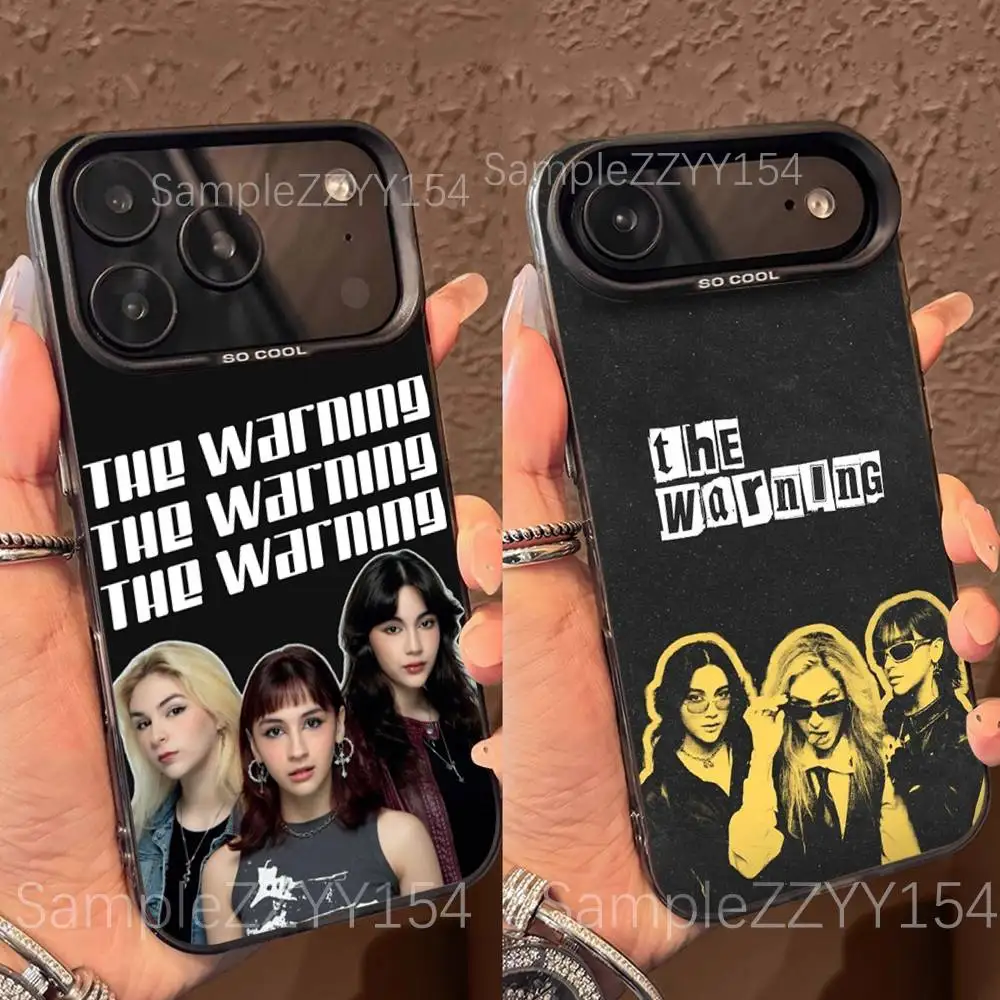 

The W-WarningS Band Phone Case For IPhone 15,16,17,13,14,11,12,Pro,Max,Plus,E,Air,Mini Gray Matte Shockproof IMD Cover