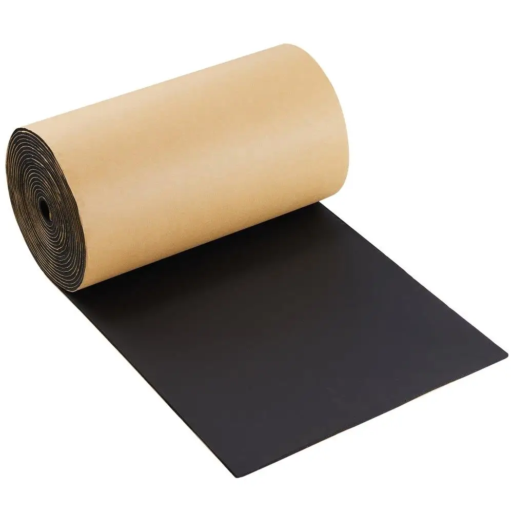 

Автомобильный коврик для звукоизоляции, автомобильный звукоизолятор 210 мил 36 кв. Футов, материал для звукоизоляции из пены высокой плотности и тепловой барьер,