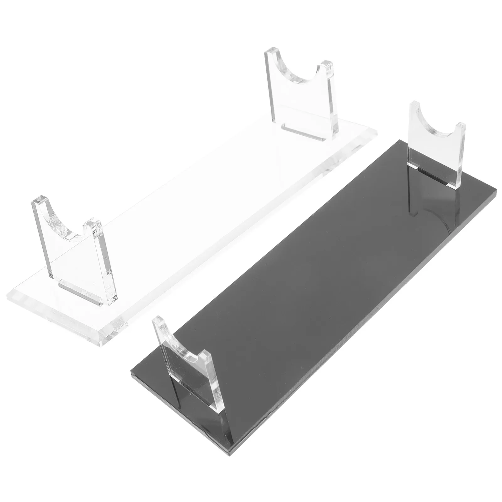 2Pcs Clear Acrylic Drumstick Holder Rack Desktop Stand for Drum Accessories Music Room Percussion Stick Organizer