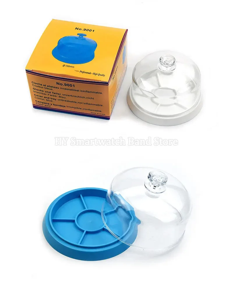 6-слотовый пылезащитный лист для часов с коробкой для часовщиков, механизм часов, пылезащитный чехол, держатель деталей для часов, лоток, защитные детали, аксессуары