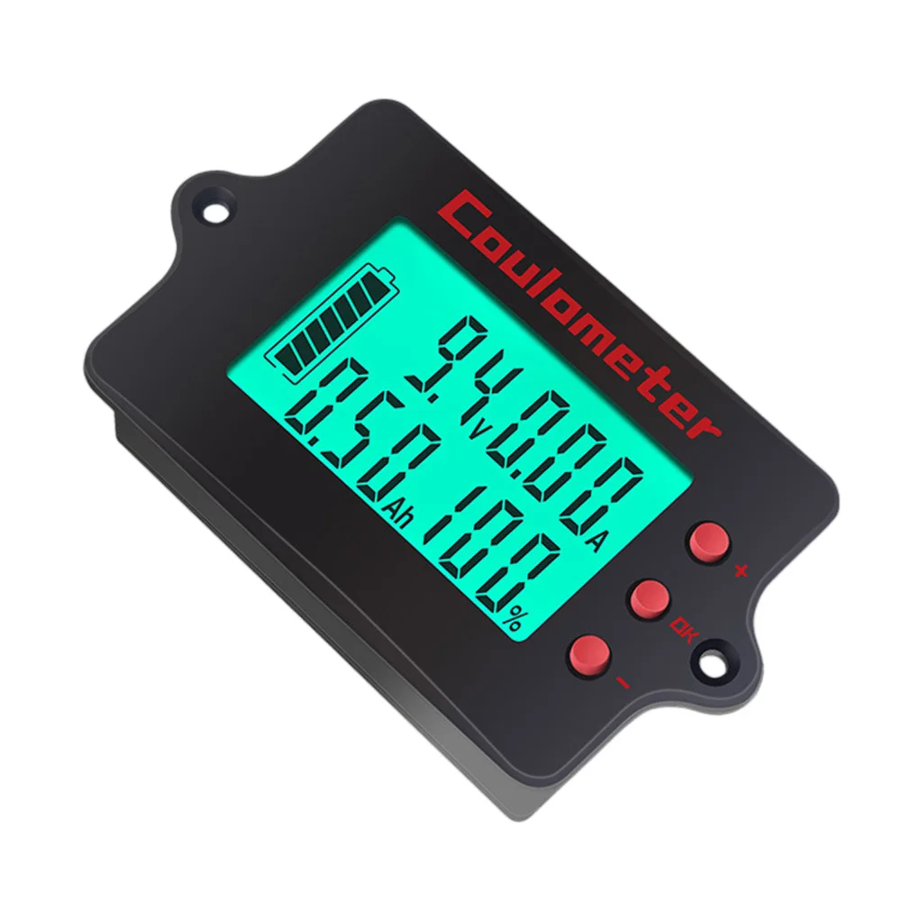 Lithium Iron Phosphate Battery Tester with for stn Full-View Display for Accurate Real-Time Voltage Current Capacity Tracking