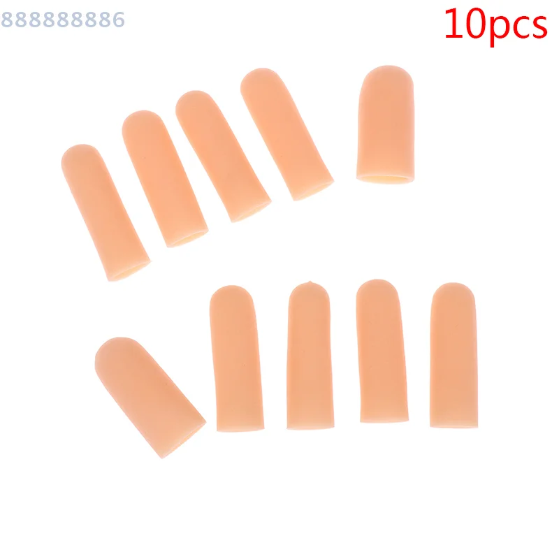10 قطعة/المجموعة سيليكون جل أنبوب اليد الضمادات حماة الأصابع لتخفيف الآلام الإبهام قبعات للراحة والدعم