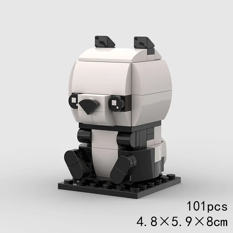 Compatible avec Lego, modèle de panda géant en petites pièces, jouet éducatif d'assemblage pour enfants, blocs de construction, transfrontalier