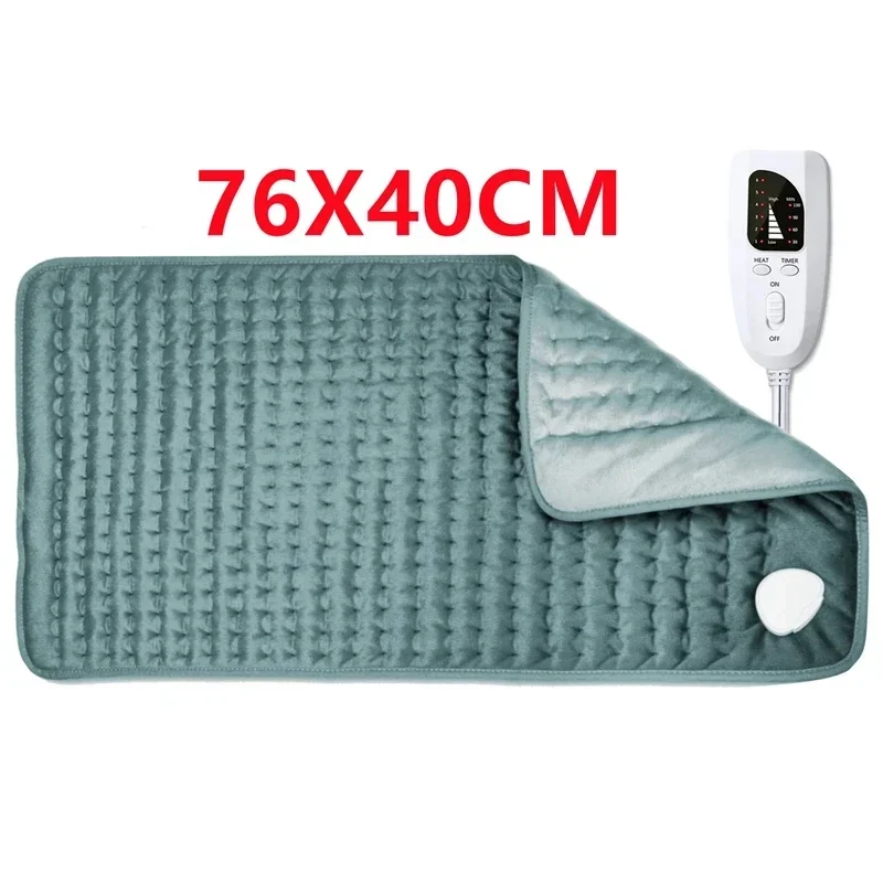 Home Electric Blanket Timing 6-speed Physiotherapy Heated Pad Shawl Cover Leg Warming Winter Warm Heating Pad for Back Pain