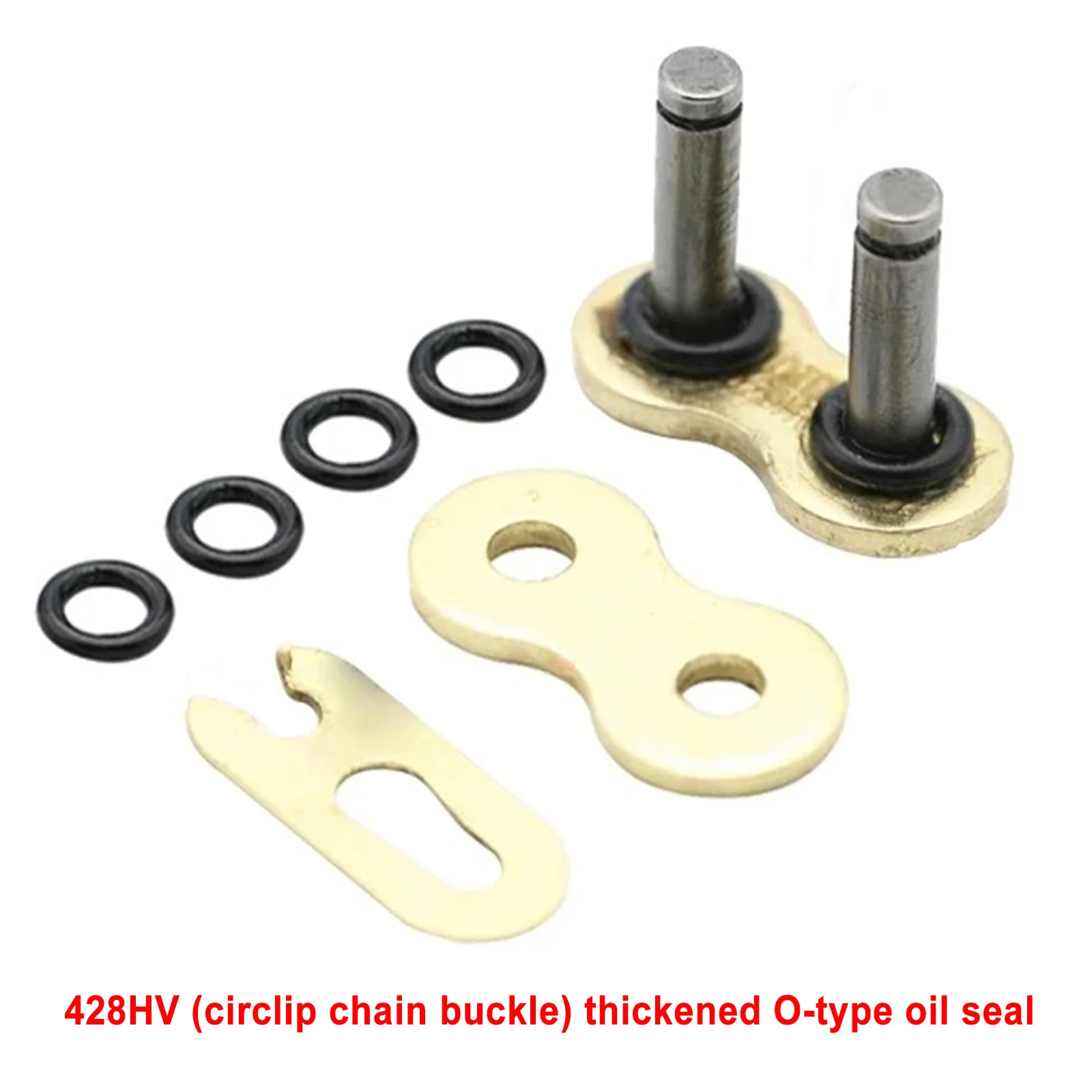 1PC Motorcycle Chain Buckle Ring Link 428 520 525 530 Thicker O-Ring Seal Oil Chain for Honda Yamaha Kawasaki Suzuk Lock Joint