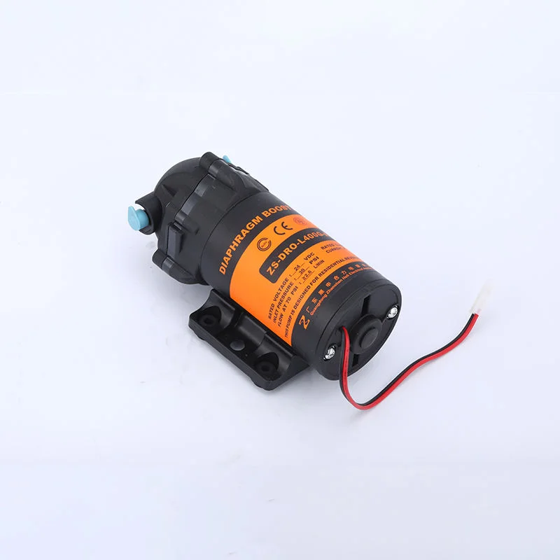 Electric Diaphragm RO Water Purifier Booster Pump High Flow Rate (200-1000GPD) 4 Chambers Food Grade Commercial & Household Use