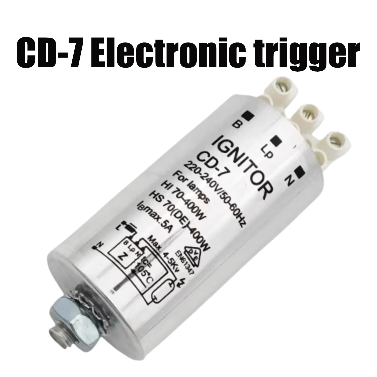 

Триггер CD-7 220–240 В, 70–400 Вт подходит для металлогалогенных ламп и натриях