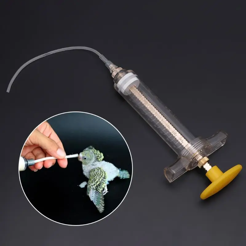 Baby Bird Feeding Syringe Plastic Tubes Used for Feeding Milk for Young Birds and Medicine for Sick Birds 0.3oz Drop Shipping