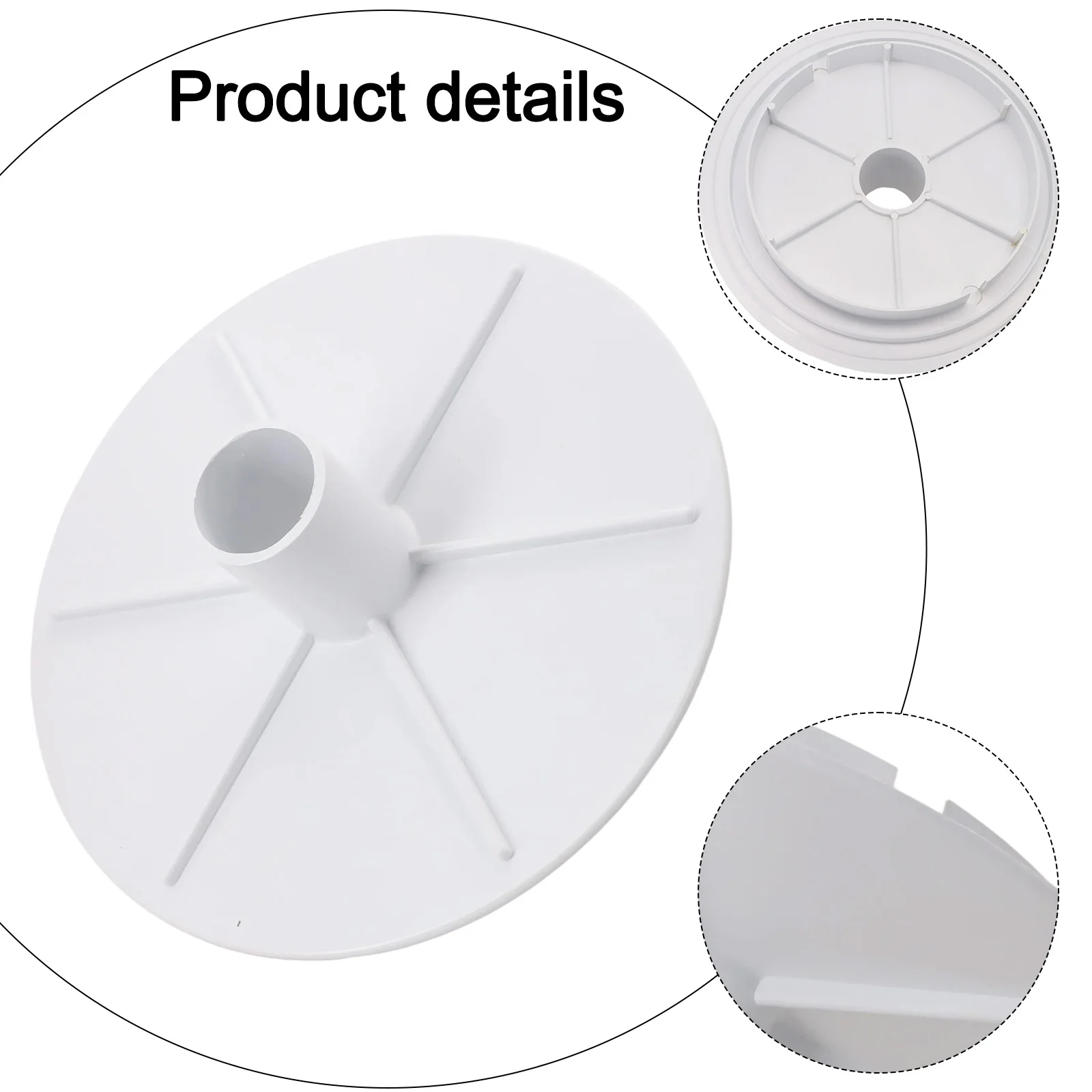 Debris Collection 8 Inch Pool Skimmer Easy Installation Efficient Debris Collection Adapter Scrubber For S15 Skimmer