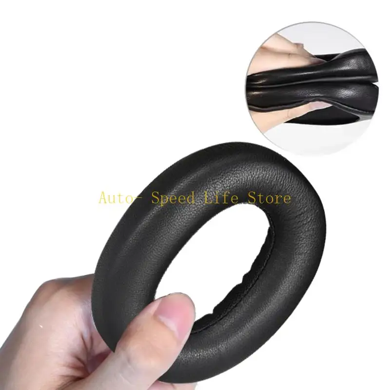 02da weich atmungsaktueller Schwamm Lamblederohrpolster Kissen für dedizierte Modell Kopfhörer Ohrschernungen Verbesserung der
