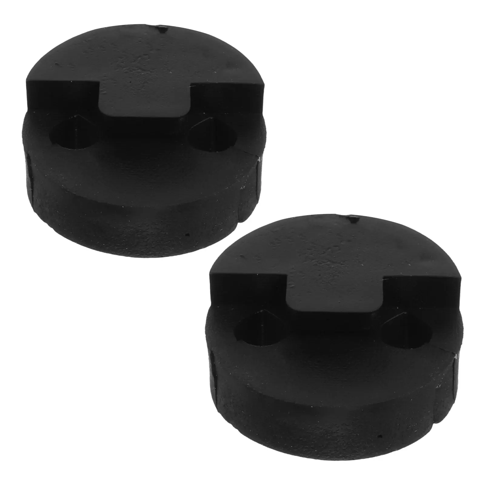 2Pcs Elegant Black Violin Mute Practice for Violins Reduces Sound during Training Compatible with Most