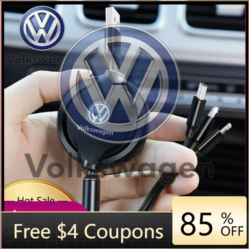 

Автомобильная наклейка 2026: Горячие стайлинговые аксессуары для VOLKSWAGEN VW – кабель для зарядки и передачи данных 3-в-1 с безопасной быстрой зарядкой для Volkswagen