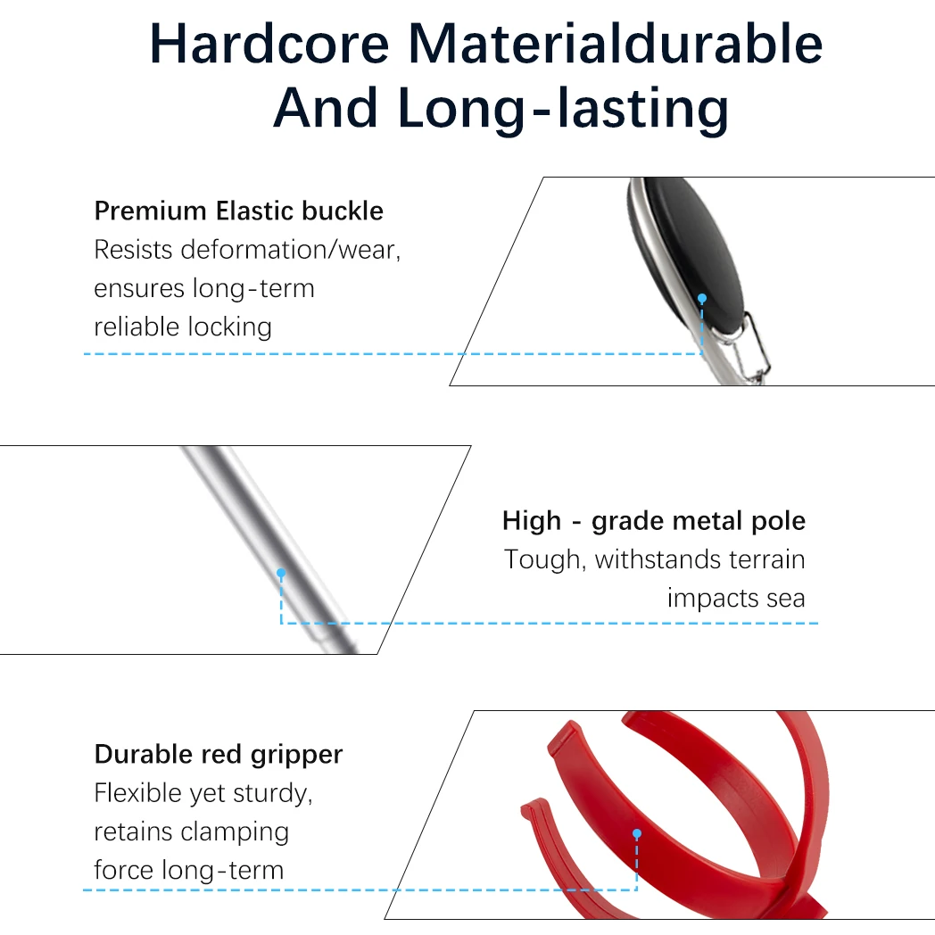 Caiton 1PC Park Golf Ball Retriever (أحمر/أزرق Opt) - أداة التقاط كرة الجولف التلسكوبية، أداة التقاط الكرة للجولف، ملحقات الجولف #5