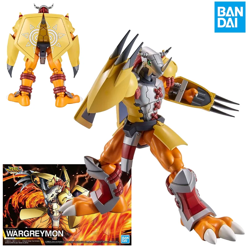

Bandai Original FRS Figure-rise Standard Digimon Adventure WARGREYMON Anime Action Figures Assemble Pvc Model Toys For Gifts