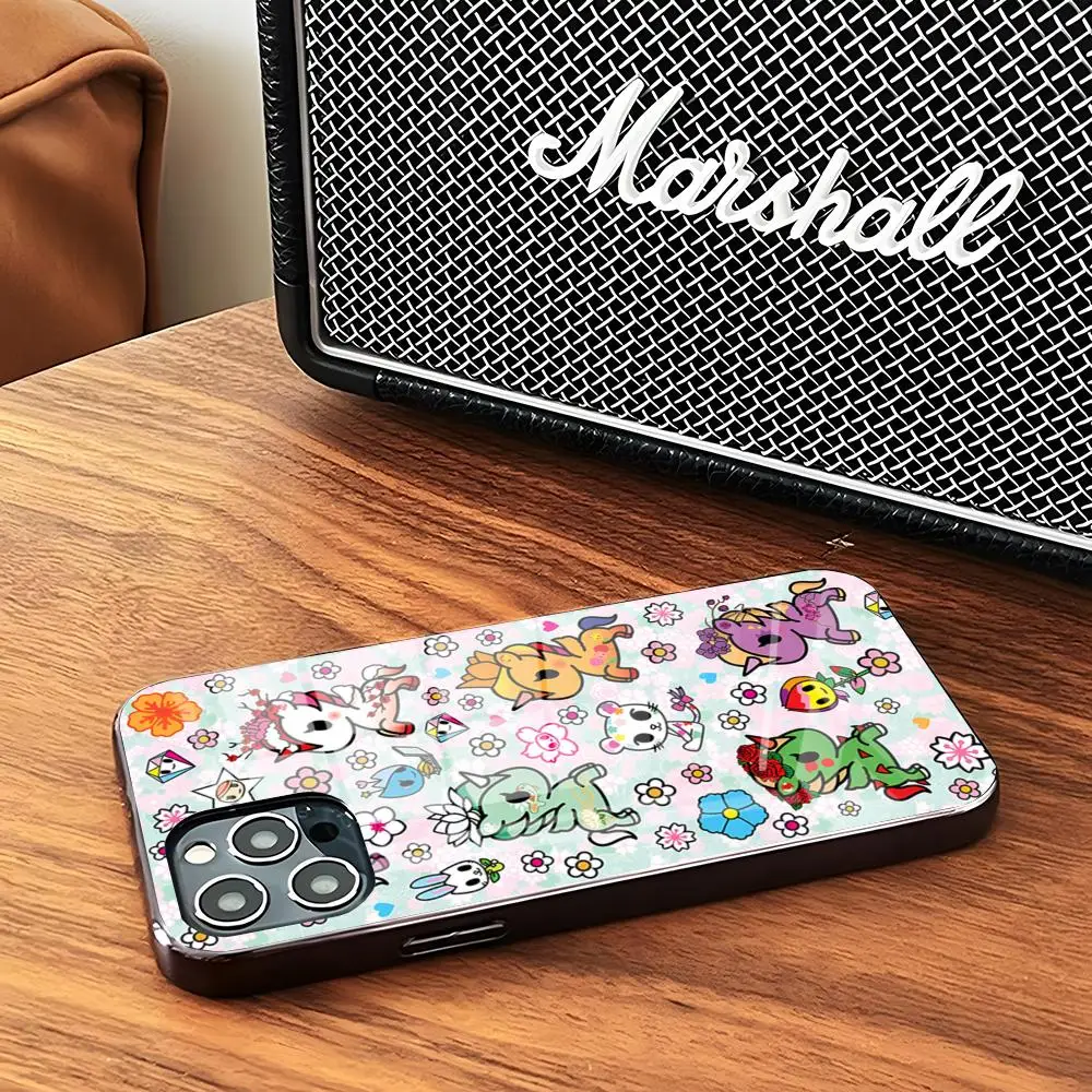 

Japan Tokidokis Phone Case For IPhone 16 15 Pro 11 Max 12 14 13 X XR XS Luxury Magsafe Wireless Charging Cover