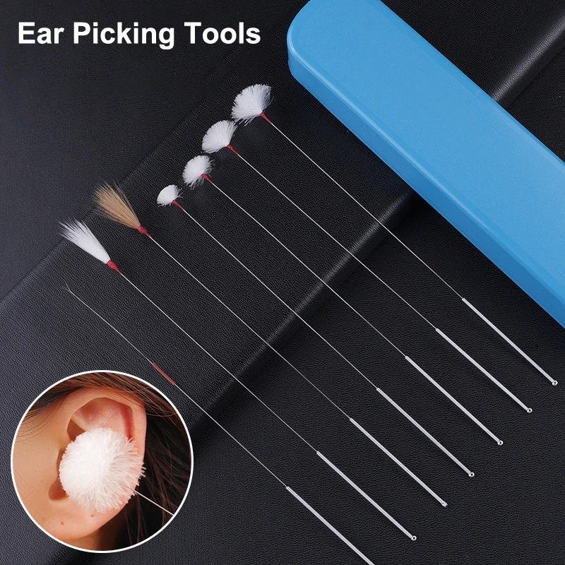 

Ear Picking Tool Set Professional Ultra Fine Goose Stick Ear Wax Earpicking Massage Ear Canal Cleaning Ear Health Care