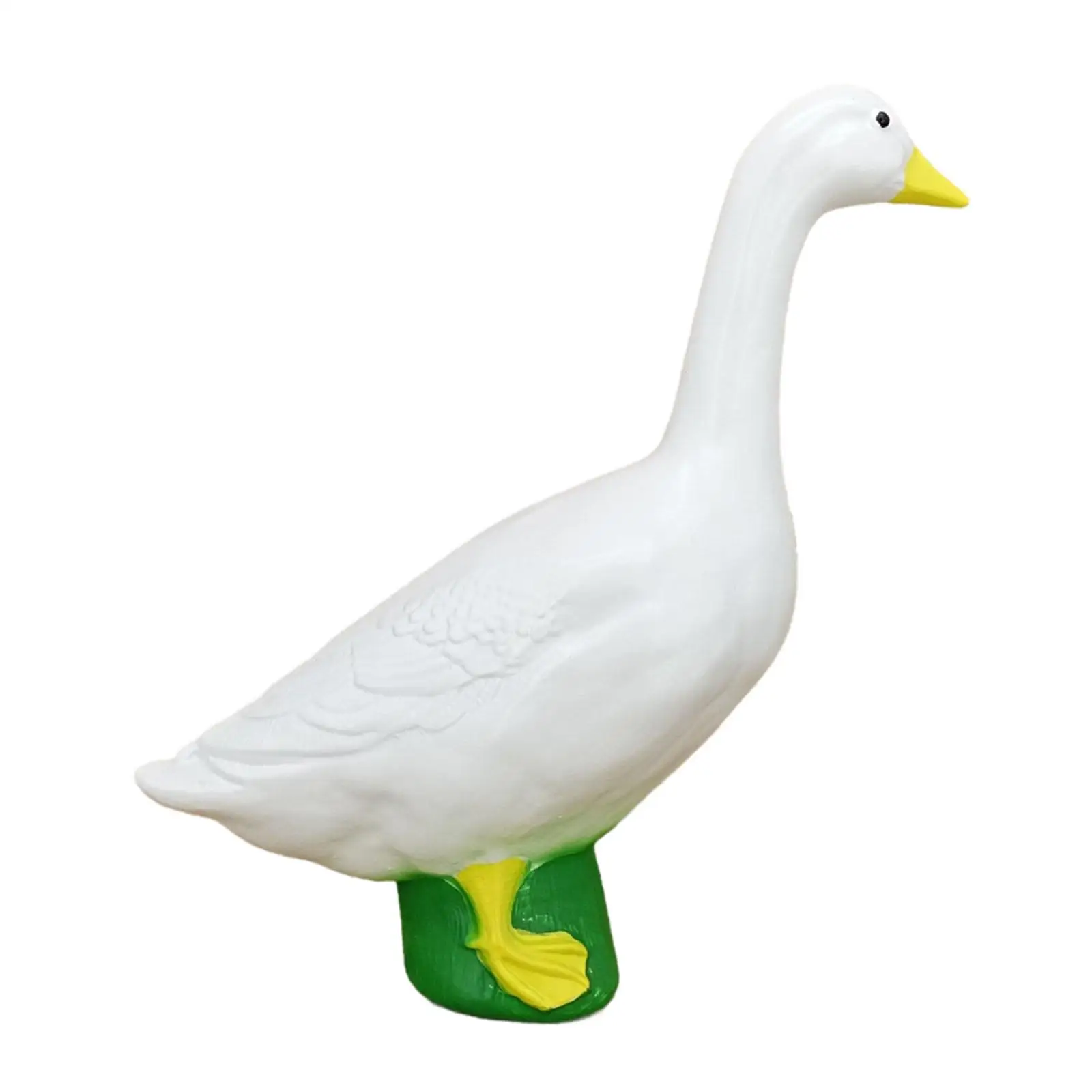 Goose Statue Sculpture Ornament Versatile Use Modern Resin Compact Prop for Sill Cabinet Business Openings Living Room Garden