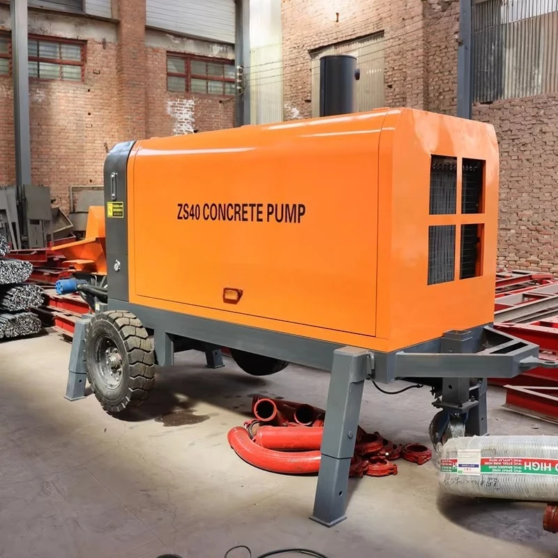 YG High Efficiency Electric Concrete Pump Secondary Column Pumping Machine Small Mortar Pump Construction Machinery