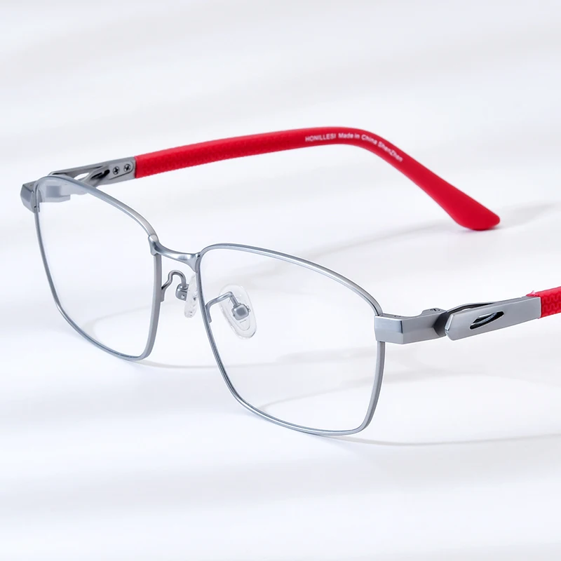 FONEX HONILLESI إطار نظارات من التيتانيوم للرجال ماركة مصمم خفيفة مربع النظارات كامل حافة اليابانية مخصصة نظارات 7304