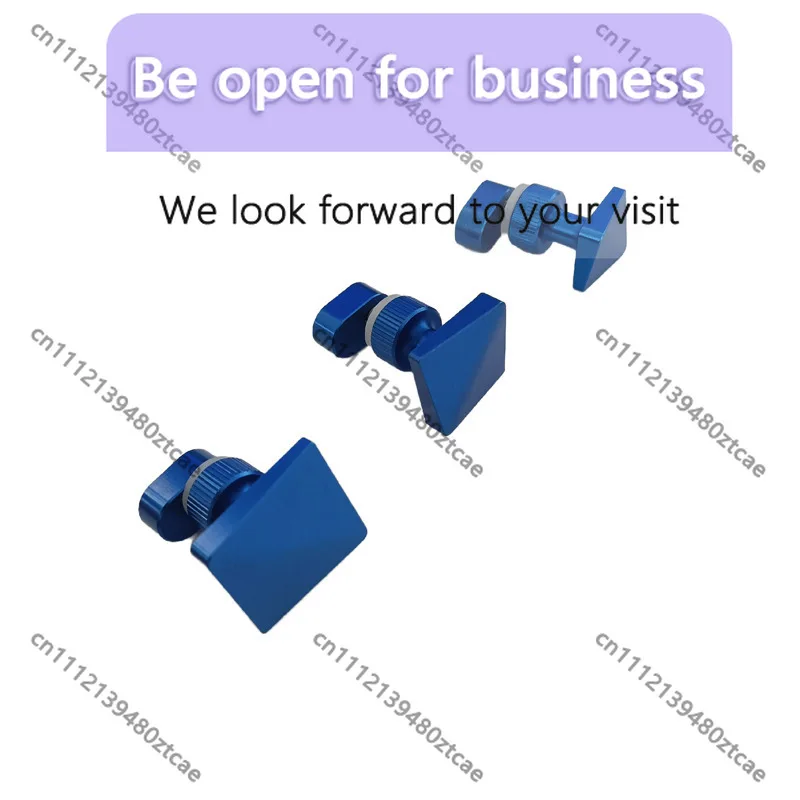 

Square Aluminum Dent Pull Tabs Auto Body Hail Damage Cold Glue Repair Parts