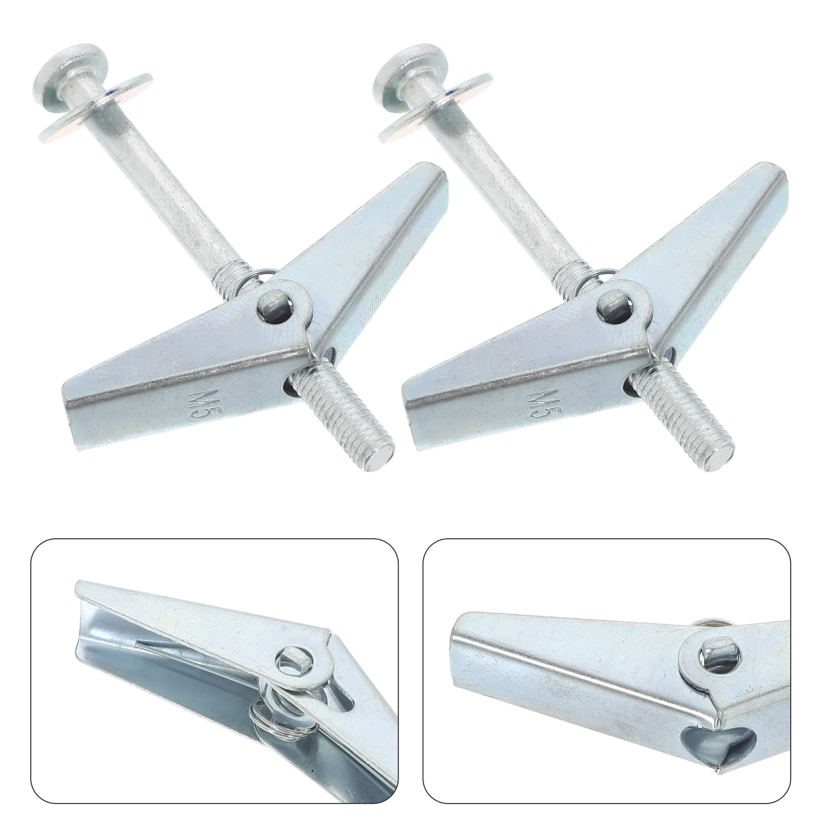 

30pcs Petal Expansion Screw Anchors Heavy Duty Drywall Toggle Bolts Airplane Screws For Hollow Fiber Gypsum Board Wall