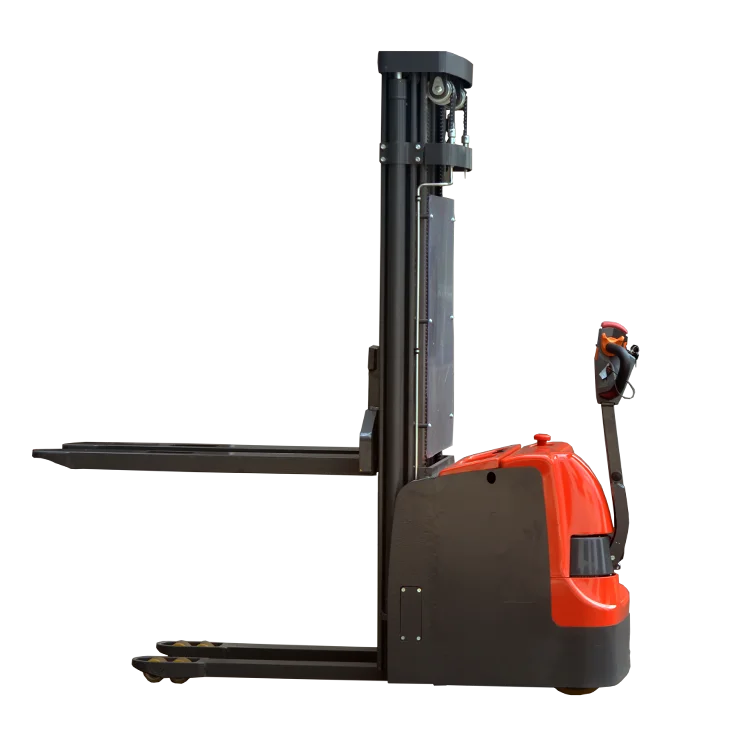 EVERUN ERES20GF CE EPA Telescopic Portable Forklift Bucket Powered Battery Home Full Electric Pallet Stacker Machine