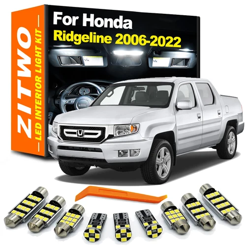 ZITWO-Kit de luz LED para Interior de coche, accesorios de bombillas para Honda Ridgeline 2006-2015 2016 2017 2018 2019 2020 2021 2022