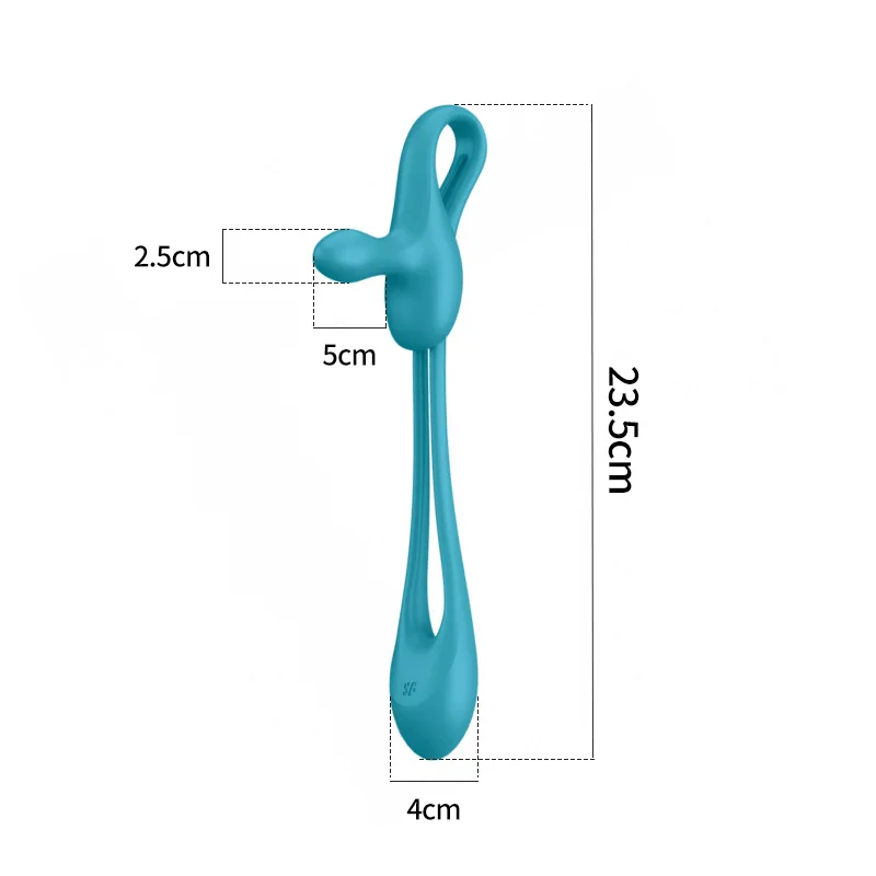 satisfyer 2 in 1 Multifunctional Couple Sex Toys Anal Butt Plug Vibrator Delayed Ejaculation Cock Ring Female Clit Vibrator