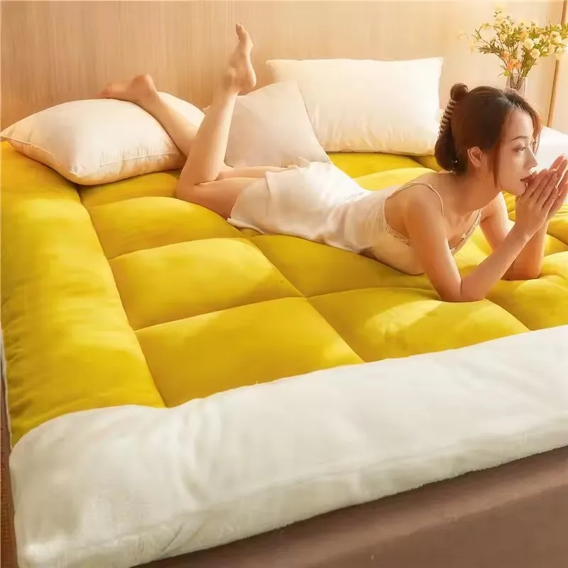 

Single Double Mattress Futon Super Comfortable Mattress Home Thickened ultra-soft Dormitory Student Tatami Floor Sleeping Mat