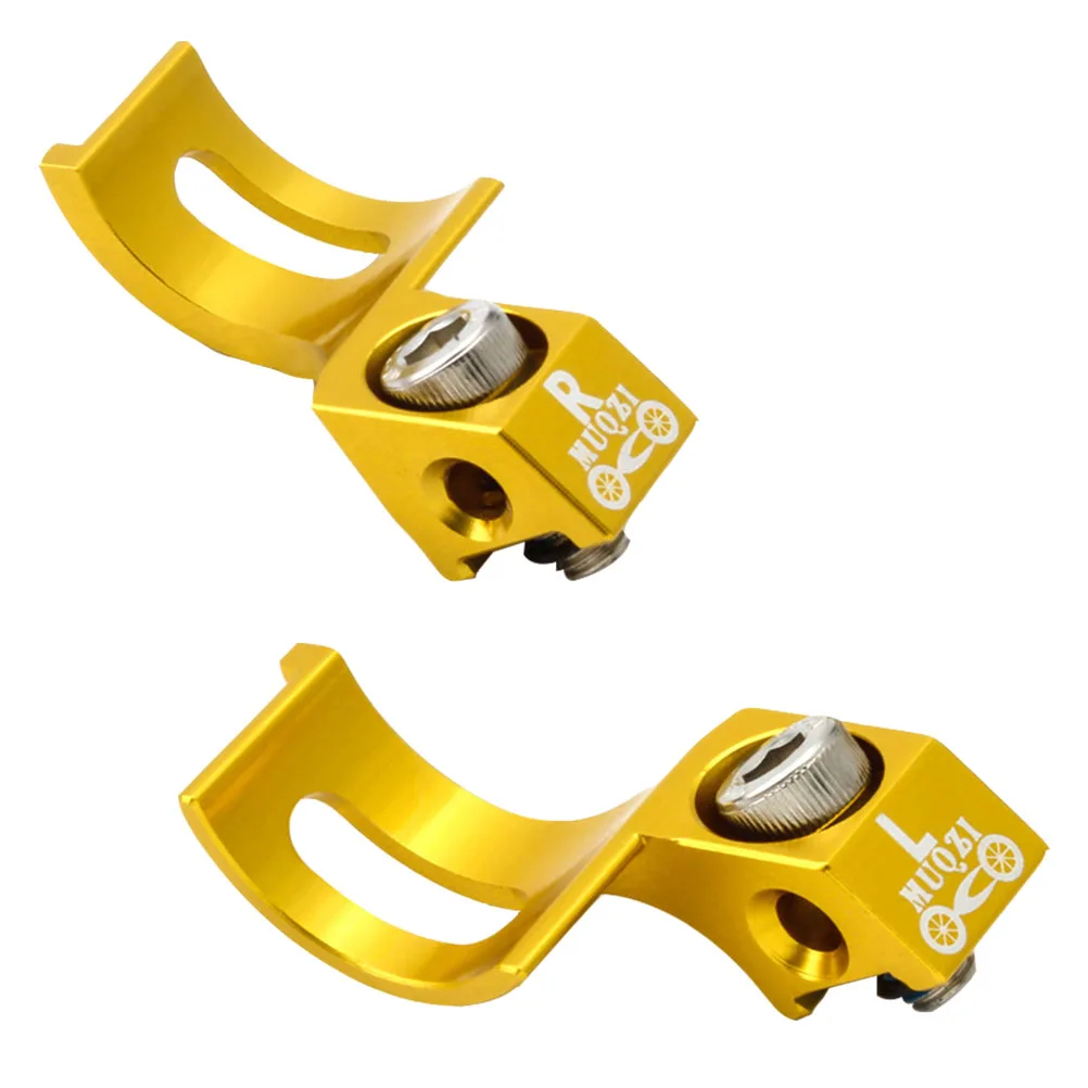 

Aluminum Alloy Bike Connector Durable Lightweight H Adapter Golden Small Size Bicycle Gear Shifters Brake