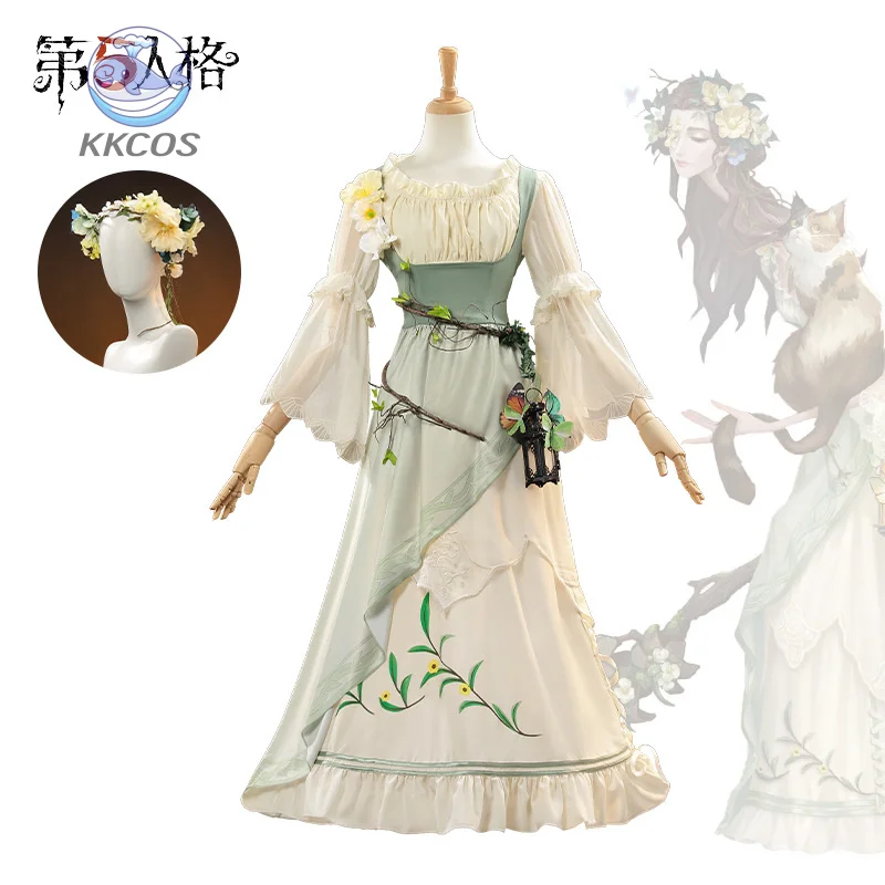 

Аниме игра IdentityV Hunter Ann Disciple косплей костюм белый цветок платье униформа женский сексуальный бал в маске костюм для вечеринки KKCos