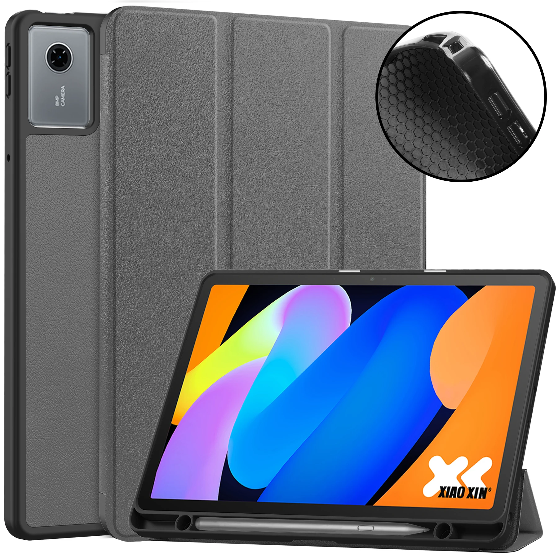 

For Lenovo Xiaoxin Pad 11 2025 Stand Cover TB335FC Pencil Holder Funda For Xiaoxin Pad 11inch 2025 Tablet Cover