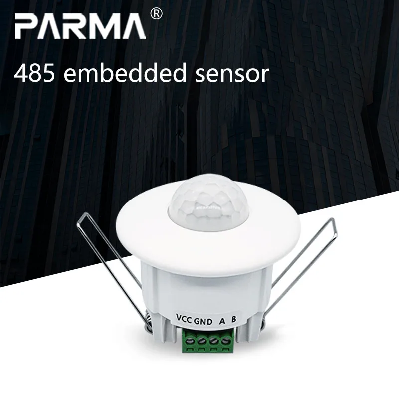 

RS485 micro infrared sensor 12V 24V weak current smart home embedded 485 human body sensor