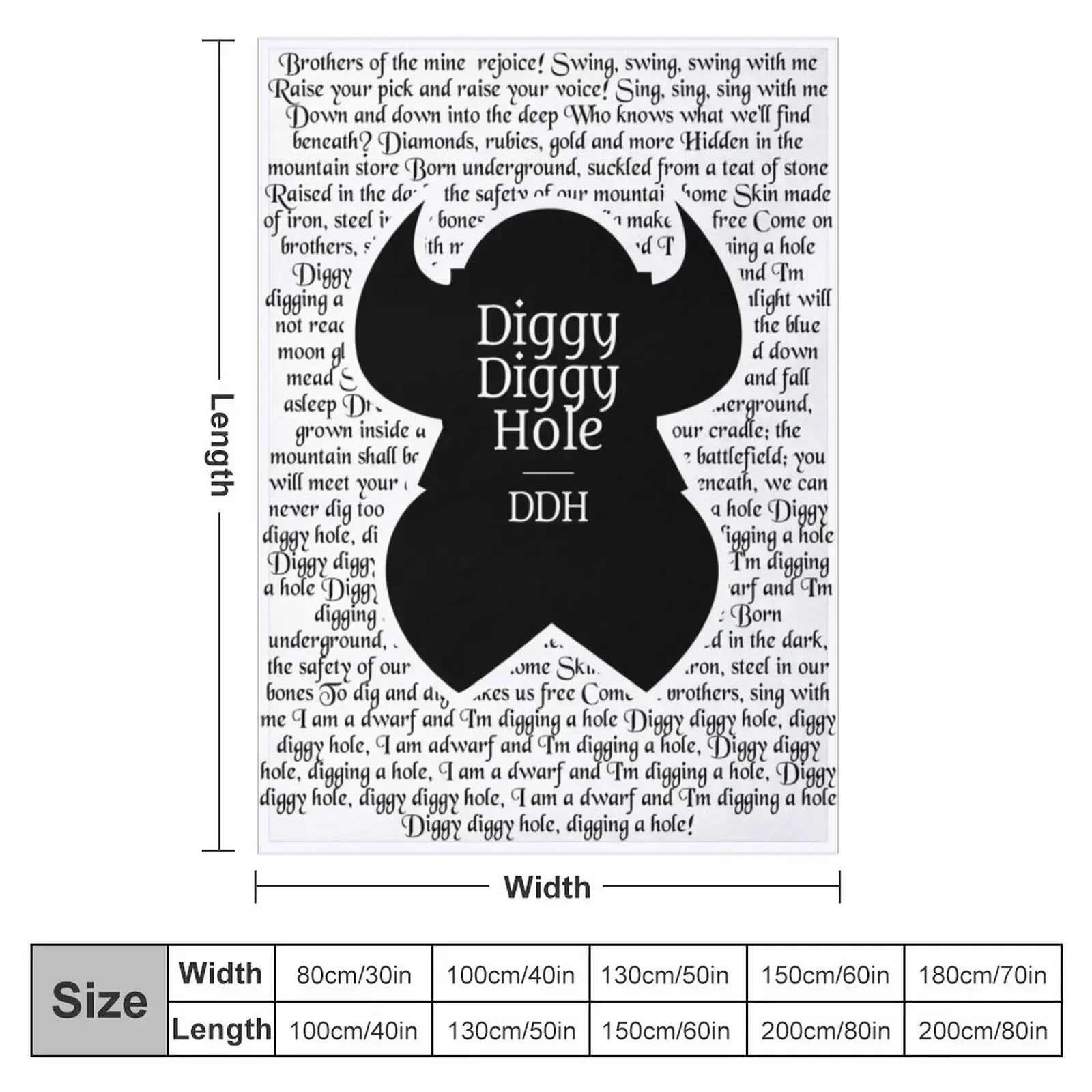 Diggy Diggy Lyrics Throw Blanket blankets ands Extra Large Throw Sofa Nap Vintage Giant Sofa Blankets