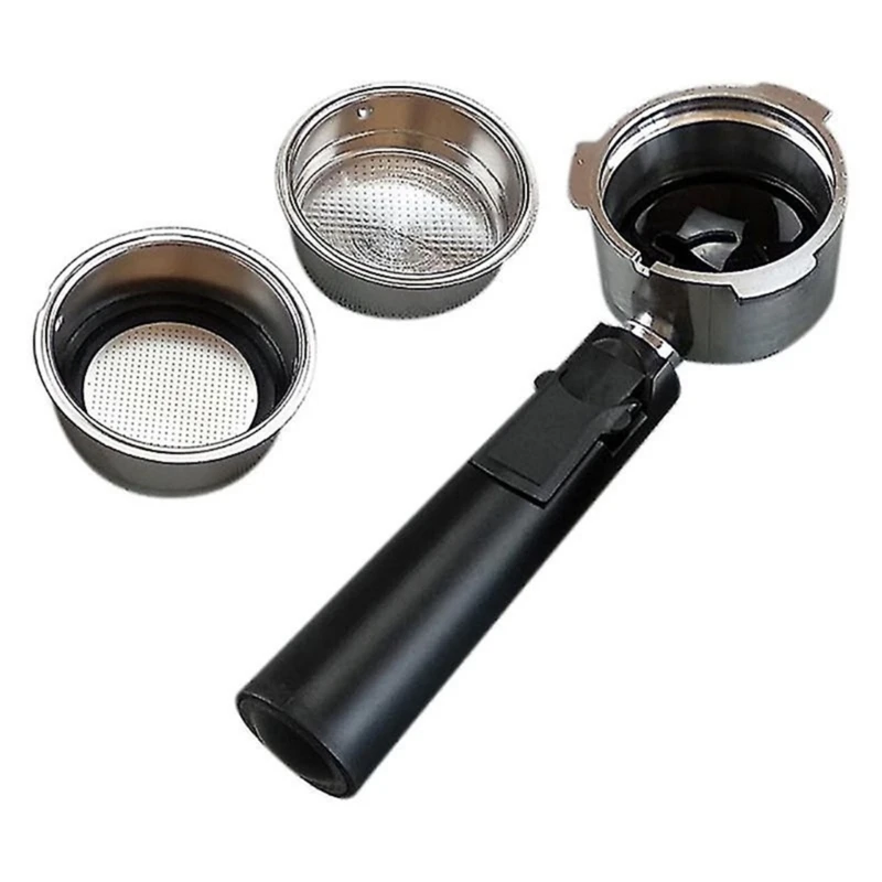 51mm Bottomless Portafilter 3 Ear Stainless Steel Coffee Filter Espresso