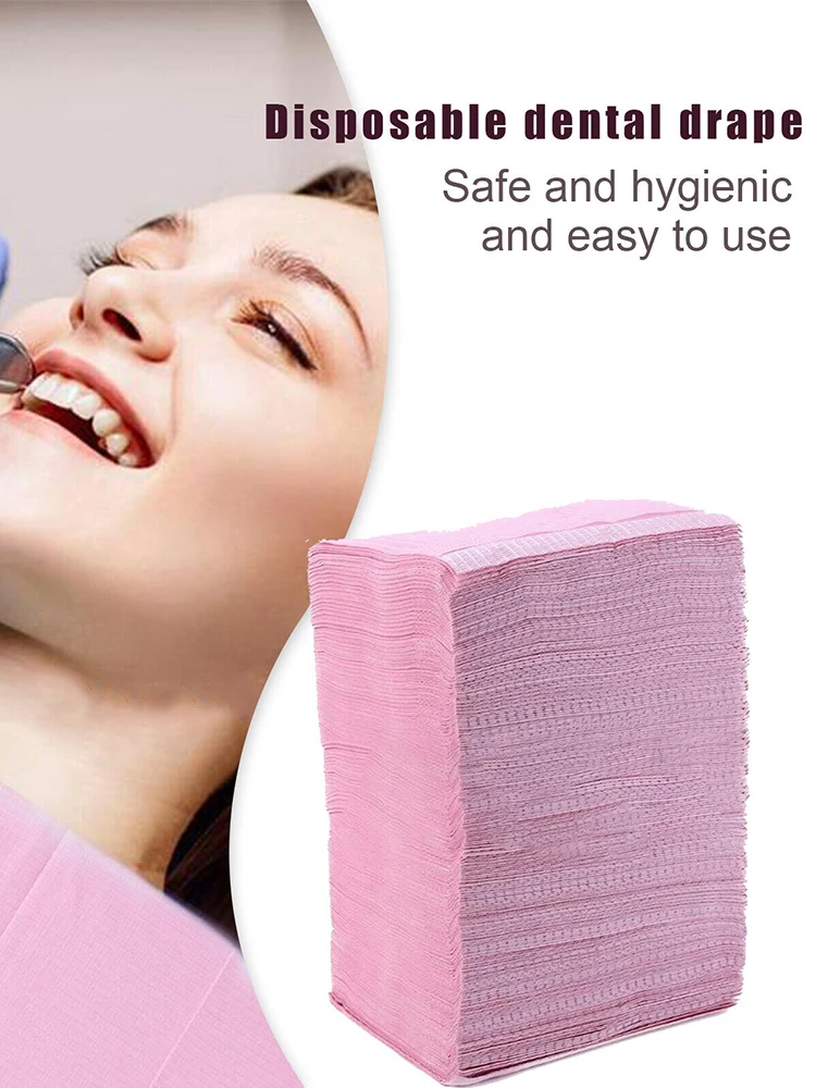 125 PCS Waterproof Nail Art Table Towels Mat Paper Foldable Manicure Table Cushion Dental Spread Towel Nails Cleaning Hand Mat