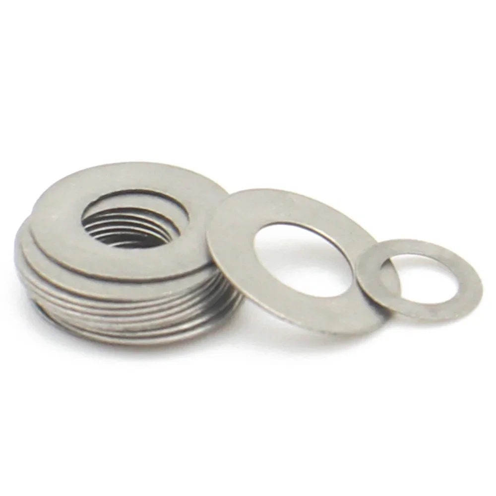 10-100pcs Stainless steel 0.1/0.2/0.3/0.5mm M3 M4 M5 M6 M7 M8 M9 M10 M12-M40 DIN988 Adjusting Shim Gasket Ultra Thin Flat Washer