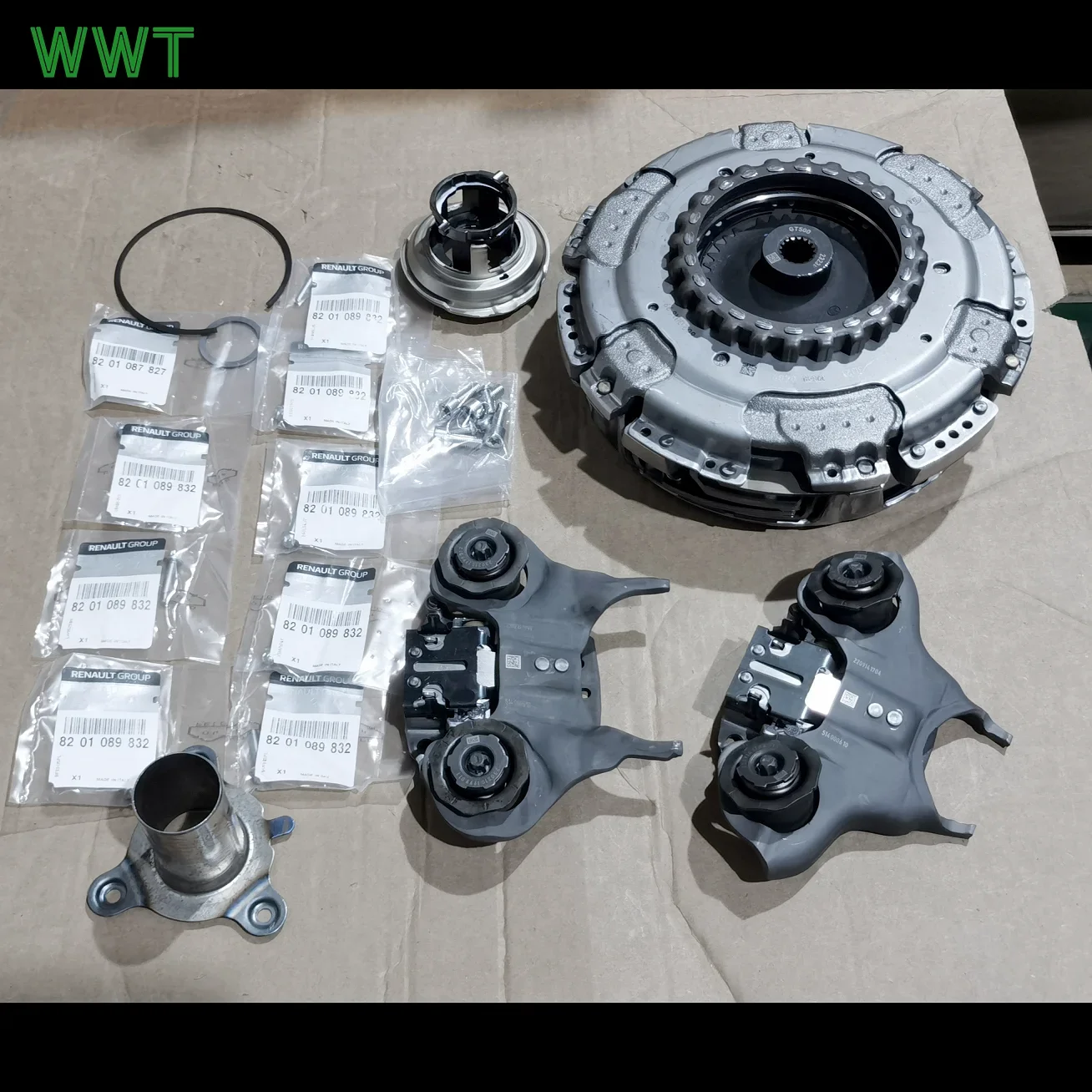 WWT Big 24T Dual Clutch Kit-Dry Hot DPS6 Auto Transmission Spare Dps6 Gearbox Part 24 Big Teeth Dual Clutch Kit-Dry for GEELY