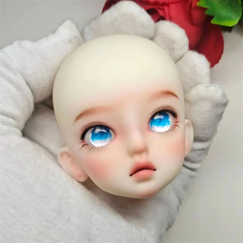 Brinquedo de maquiagem bonito da boneca para meninas, acessórios de vestir, pele branca, BJD, 1/6, 26cm, novo