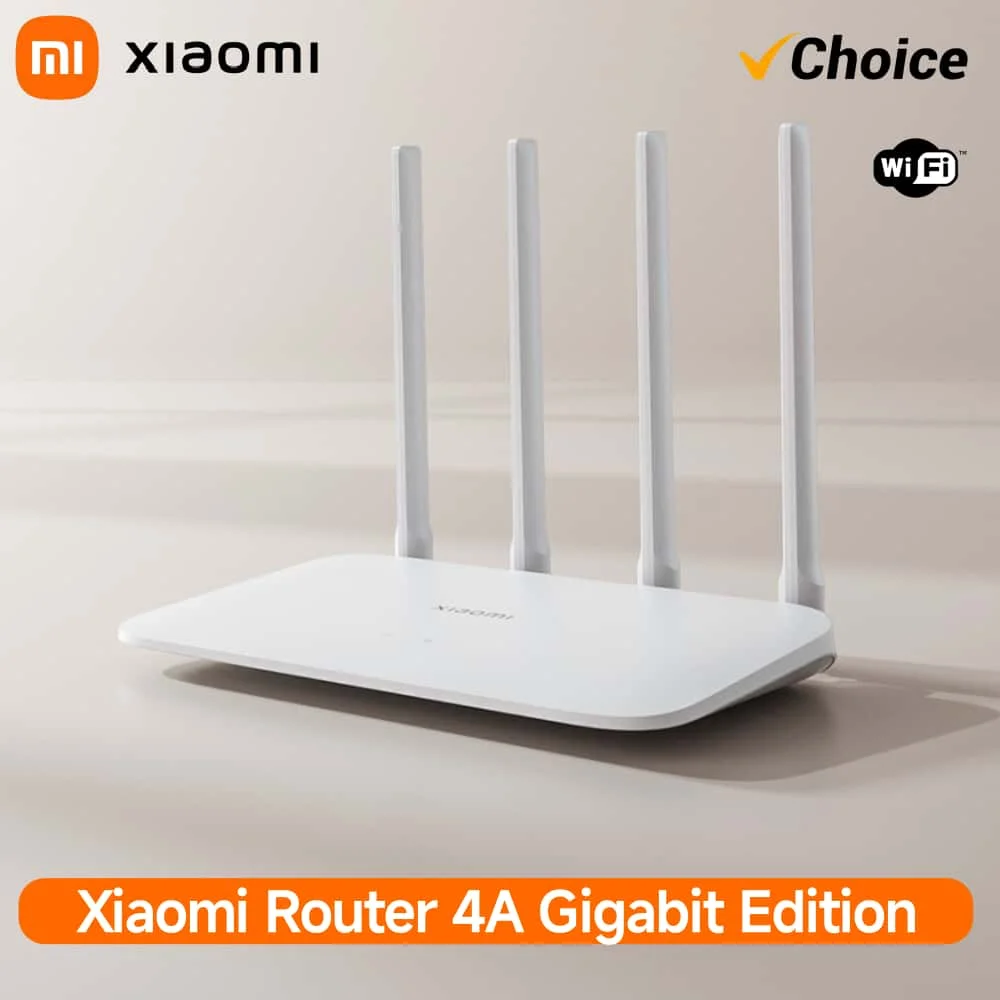 XIAOMI  Router 4A Gigabit Version AC1200 2.4GHz 5GHz WiFi 1167Mbps Repeater 128MB DDR3 High Gain 4 Antennas Network Extender