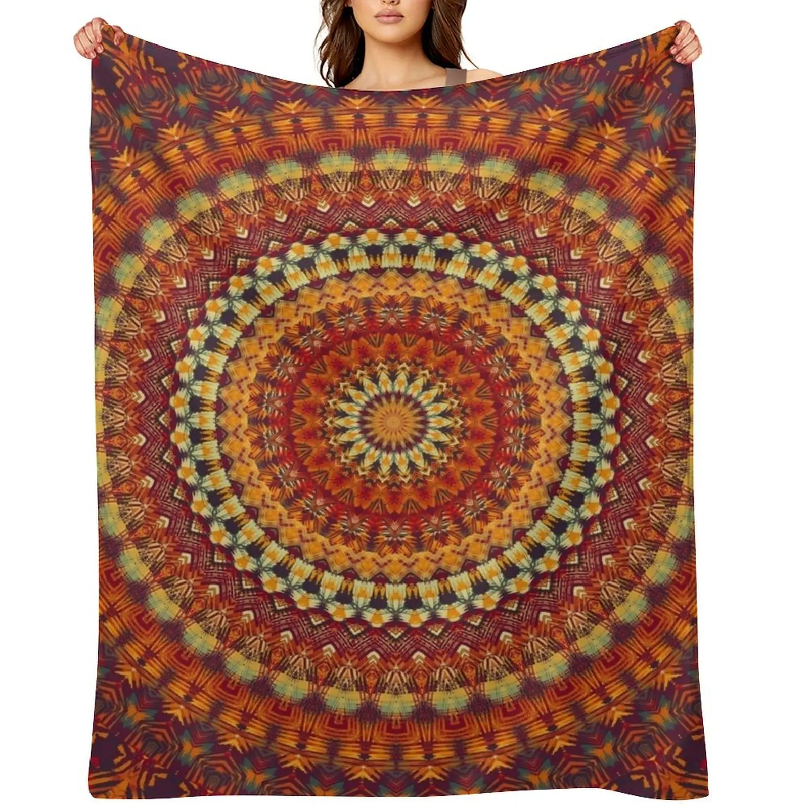 

Mandala 70 Throw Blanket Soft decorative for winter cosplay anime Blankets