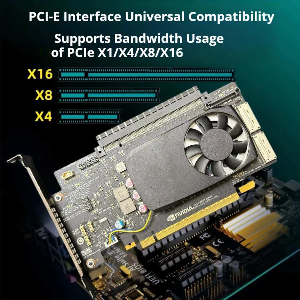 PCIe 4.0 PEX88048 Direct Pass Expansion Card