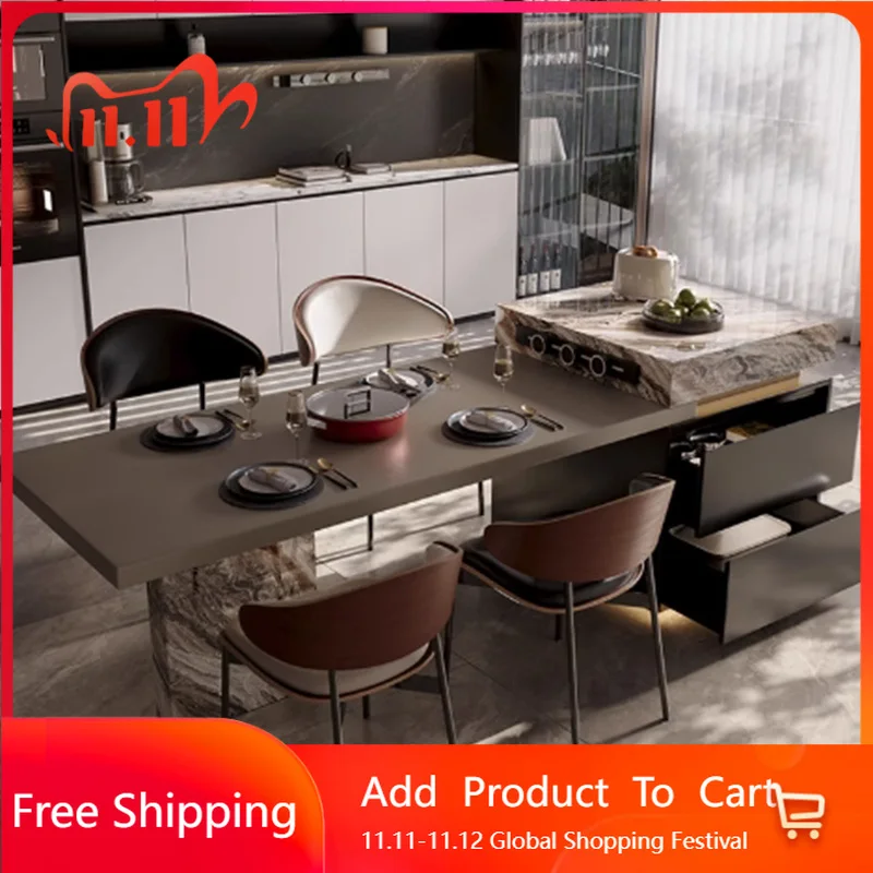 

Marble Kitchen Dining Table Designer Office Writing Lounge Dining Table Reception Service Nordic Muebles Commercial Furniture