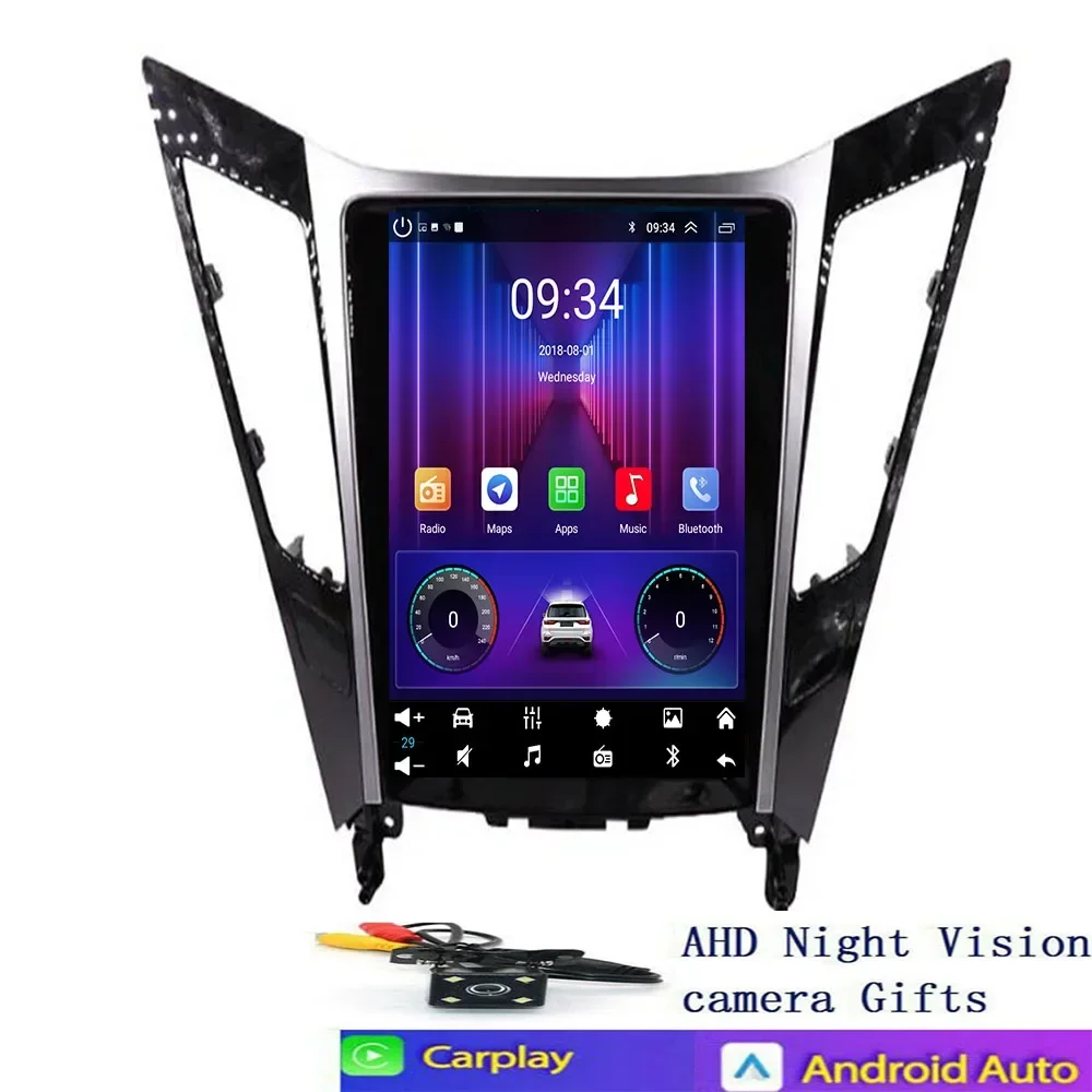 

9.7 Android 14 for Hyundai Sonata YF 8 2010-2018 Tesla Style Screen Car Navigation Stereo Headunit Radio Player 5G WIFI Carplay