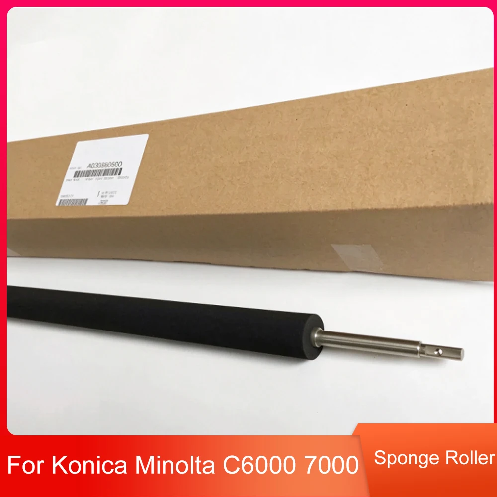 A03U860500 Original New Fuser Left Side Turnover Decurl Sponge Roller for Konica Minolta C6000 7000