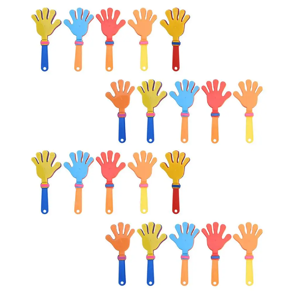 

20 Pcs Palm Clap Plastic Palms Kids' Plaything Hand Hands Clapping Toy Clapper Toys