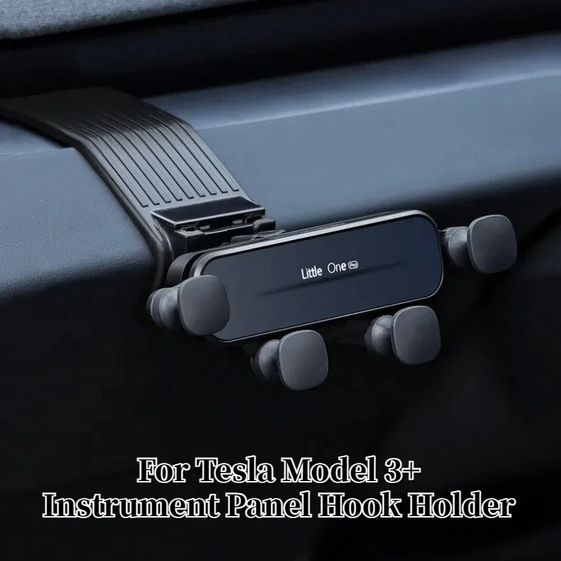 Dashboard Hook Bracket for Tesla New Model 3+ Highland 2024 Air Outlet Mobile Phone Support Stand Hook Bracket Car Accessories