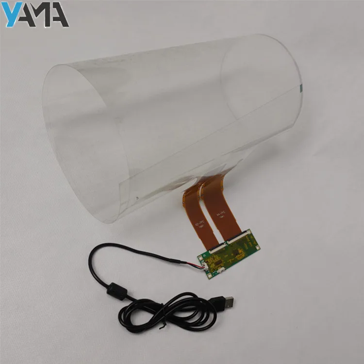 Película de lámina táctil transparente interactiva circular de 100cm de diámetro con tecnología TFL